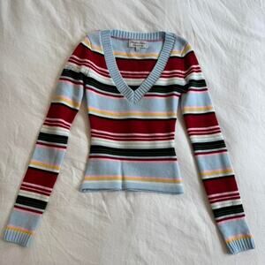 Frankie bihns multicoloured striped sweater